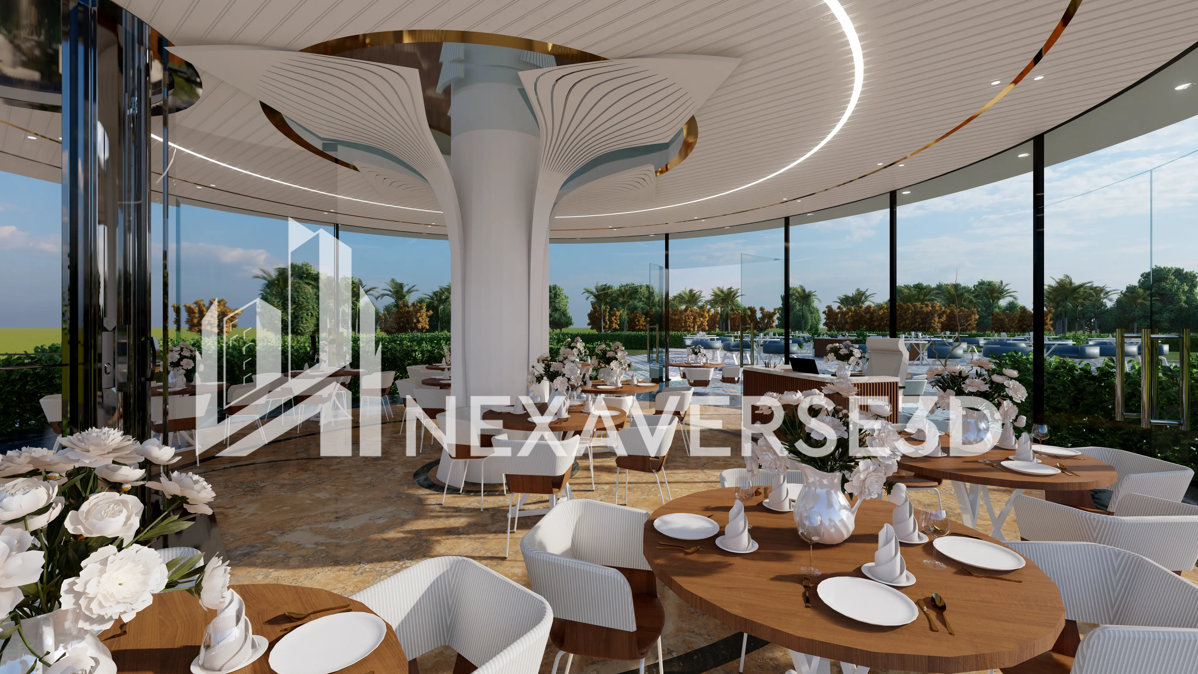 Modern Architecture Studio by Nexaverse3d